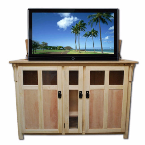 The Bungalow 70162 Unfinished TV Lift Cabinet for 60" Flat screen TVs - Touchstone - Ambient Home