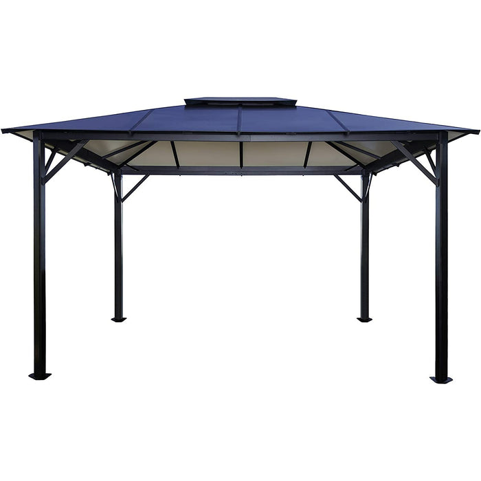 Paragon Outdoor GZ3582 Durham Aluminum Gazebo with a Wind Escapement, 10' x 12' - Paragon Outdoor - Ambient Home