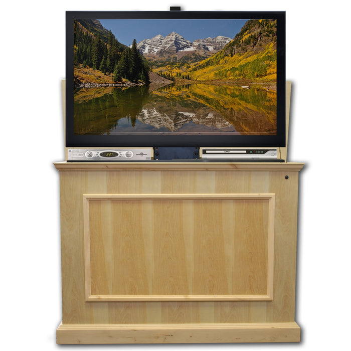 TV Lift Cabinet for 50" Flatscreen TVs - Elevate by Touchstone, Unfinished Birch 72012 - Touchstone - Ambient Home