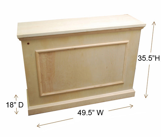 TV Lift Cabinet for 50" Flatscreen TVs - Elevate by Touchstone, Unfinished Birch 72012 - Touchstone - Ambient Home