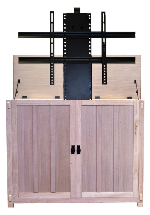 TV Lift Cabinet for 50" Flatscreen TVs - Elevate by Touchstone, Unfinished Oak 72106 - Touchstone - Ambient Home