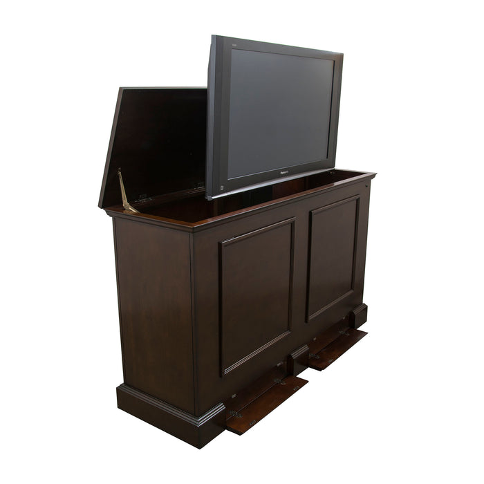 TV Lift Cabinet for 65" Flatscreen TVs - Grand Elevate by Touchstone, Espresso 74008 - Touchstone - Ambient Home