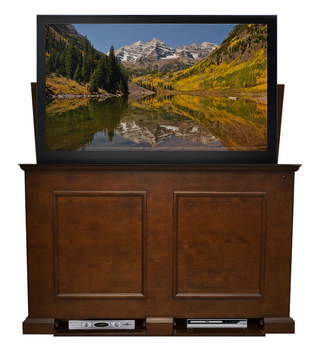 TV Lift Cabinet for 65" Flatscreen TVs - Grand Elevate by Touchstone, Espresso 74008 - Touchstone - Ambient Home