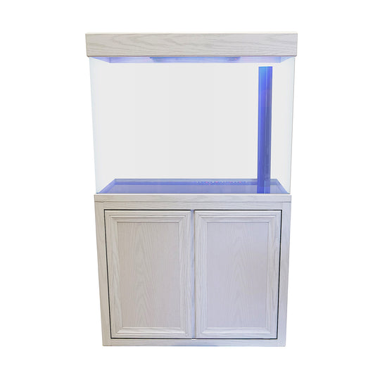 Aqua Dream 50 Gallon Tempered Glass Aquarium White Oak [AD-860-WO] - Aquadream - Ambient Home