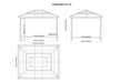 Sojag Cambridge #77 Gazebo 10'x12' With Mesh - Dark grey - Sojag Gazebo - Ambient Home