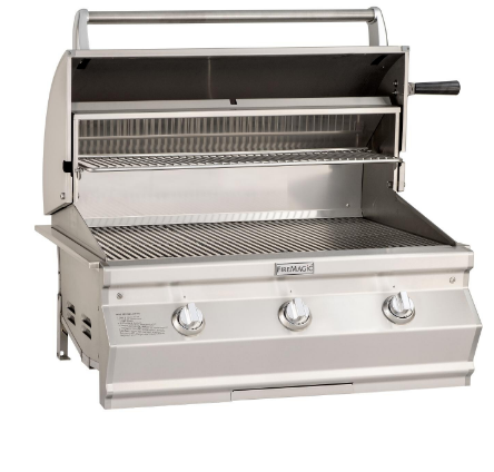 Fire Magic Choice Multi-User Accessible CMA540I 30-Inch Built-In Natural/Propane Gas Grill With Analog Thermometer - CMA540I-RT1N/CMA540I-RT1P - Fire Magic - Ambient Home