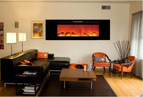 Touchstone Sideline 60" - Recessed Electric Fireplace 80011 - Touchstone Fireplaces - Ambient Home