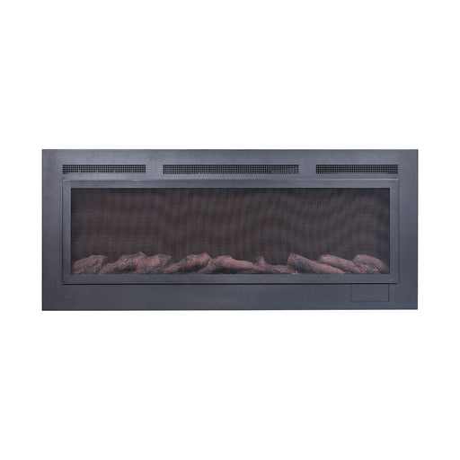 Touchstone Sideline 50" Steel - Recessed Electric Fireplace 80013 - Touchstone Fireplaces - Ambient Home
