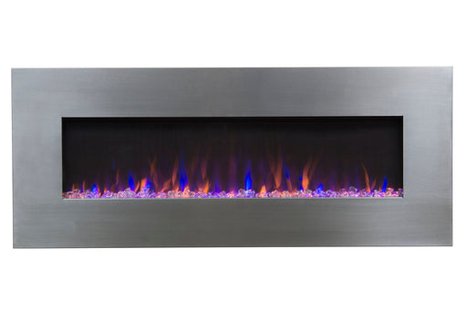 Touchstone Audioflare Stainless 50" - Recessed Electric Fireplace 80024 - Touchstone Fireplaces - Ambient Home