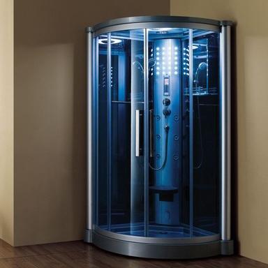 Mesa WS-801L Steam Shower with Blue Glass (42"L x 42"W x 85"H) - Mesa - Ambient Home