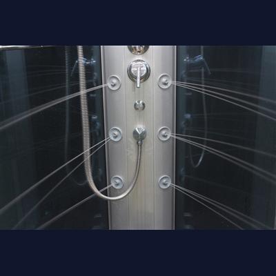 Mesa WS-801L Steam Shower with Blue Glass (42"L x 42"W x 85"H) - Mesa - Ambient Home