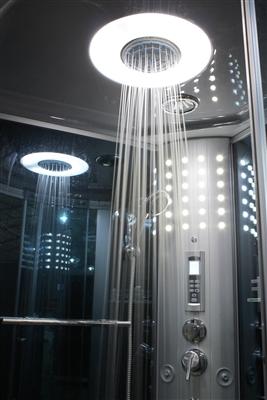 Mesa 9090K Steam Shower With Clear Glass 36"L x 36"W x 87"H - Mesa - Ambient Home