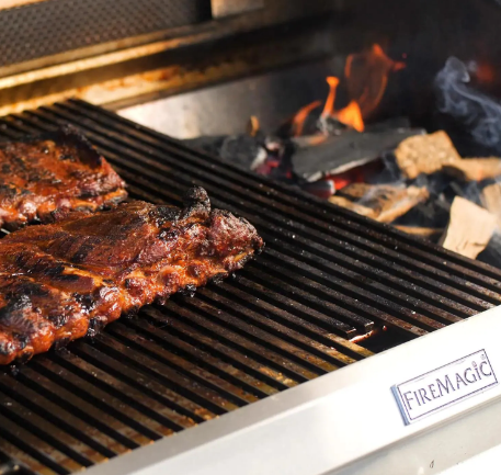 Fire Magic Echelon Diamond E1060I 48-Inch Built-In Natural/Propane Gas Grill W/ One Infrared Burner, Magic View Window, Rotisserie, & Digital Thermometer - E1060I-8L1N-W/E1060I-8L1P-W - Fire Magic - Ambient Home