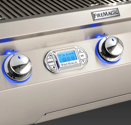 Fire Magic Echelon Diamond E1060I 48-Inch Built-In Natural/Propane Gas Grill W/ One Infrared Burner, Magic View Window, Rotisserie, & Digital Thermometer - E1060I-8L1N-W/E1060I-8L1P-W - Fire Magic - Ambient Home