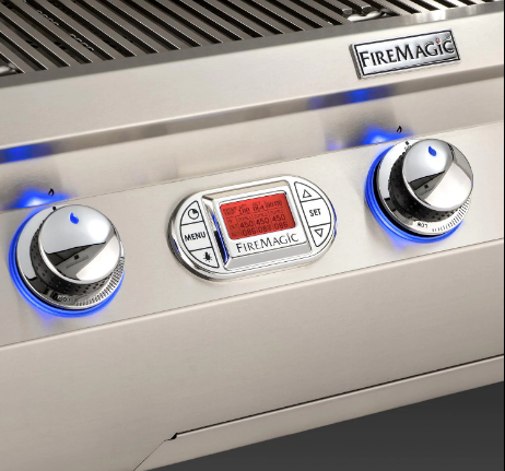 Fire Magic Echelon Diamond E1060I 48-Inch Built-In Natural/Propane Gas Grill W/ One Infrared Burner, Magic View Window, Rotisserie, & Digital Thermometer - E1060I-8L1N-W/E1060I-8L1P-W - Fire Magic - Ambient Home