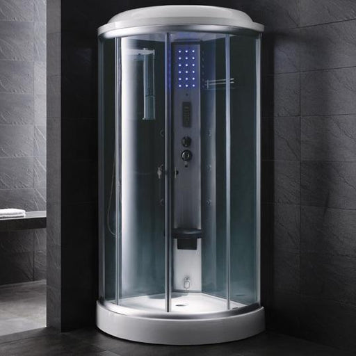 Mesa 9090K Steam Shower With Clear Glass 36"L x 36"W x 87"H - Mesa - Ambient Home