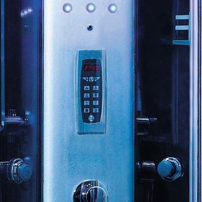 Mesa 9090K Steam Shower With Blue Glass 36"L x 36"W x 87"H - Mesa - Ambient Home