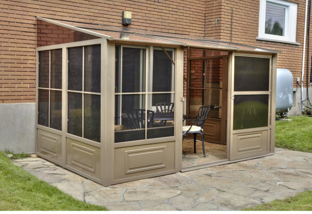 Gazebo Penguin Florence Add a Room Sunroom Patio Enclosure with Polycarbonate Roof - Gazebo Penguin - Ambient Home