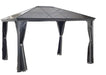 Sojag™ Verona Hard Roof Gazebo with Polycarbonate Roof & Mosquito Netting - Sojag Gazebo - Ambient Home