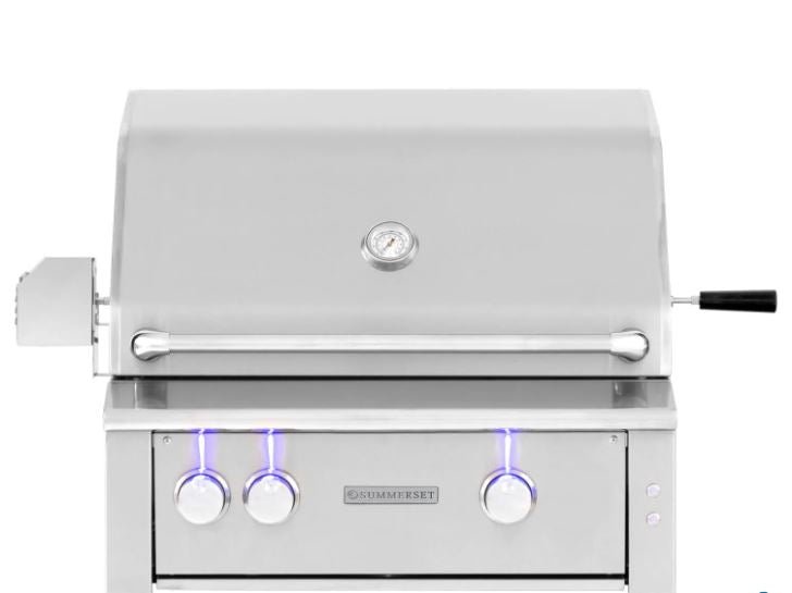 Summerset Alturi 30-Inch 2-Burner Built-In Natural Gas Grill With Stainless Steel Burners & Rotisserie - Summerset - Ambient Home