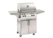 Fire Magic Grills A430S-7EAN-61 Aurora 24 Inch Portable Grill with Analog Thermometer, Natural Gas, Cast Stainless Steel "E" - Fire Magic - Ambient Home