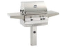 Fire Magic Grills A430S-7EAP-G6 Aurora 24 Inch In-Ground Post Mount Gas Grill with Analog Thermometer, Liquid Propane, Cast Stainless Steel "E" - Fire Magic - Ambient Home