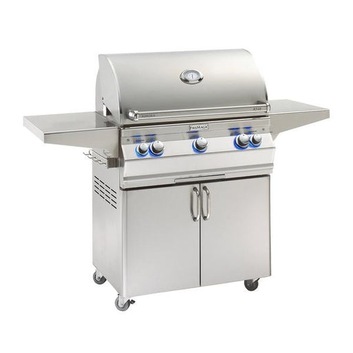 Fire Magic Grills A540S-8EAN-61 Aurora 32 Inch Free-Standing Grill with Analog Thermometer, Natural Gas, Cast Stainless Steel "E" - Fire Magic - Ambient Home