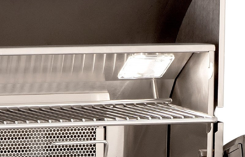 Fire Magic Grills Aurora 32 Inch Built-In Grill with Analog Thermometer, Rotisserie and View Window, Natural Gas / Propane Gas Cast Stainless Steel "E"-A660I-8EAN-W / A660I-8EAP-W - Fire Magic - Ambient Home