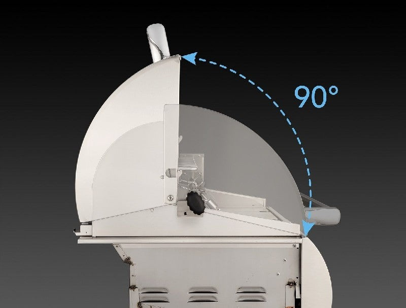 Fire Magic Grills Aurora Free-Standing Grill with Backburner, Rotisserie and Analog Thermometer, Natural Gas / Propane Gas Cast Stainless Steel "E" - A660S-8EAN-61 / A660S-8EAP-61 - Fire Magic - Ambient Home
