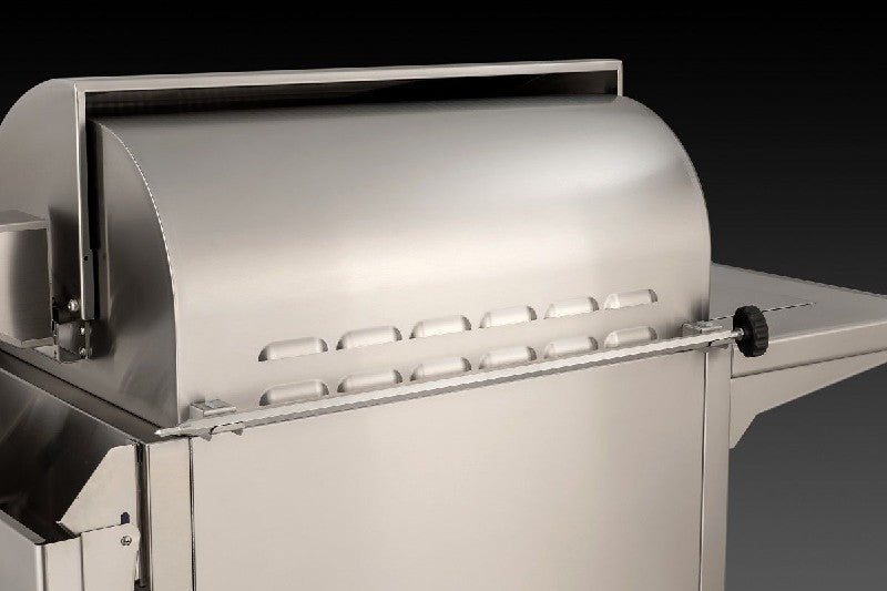 Fire Magic Grills Aurora Free-Standing Grill with Backburner, Rotisserie and Analog Thermometer, Natural Gas / Propane Gas Cast Stainless Steel "E" - A660S-8EAN-61 / A660S-8EAP-61 - Fire Magic - Ambient Home