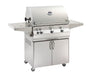 Fire Magic Aurora A660S 30-Inch Natural Gas / Propane Gas Grill With Side Burner And Analog Thermometer - A660S-7EAN-62 / A660S-7EAP-62 - Fire Magic - Ambient Home