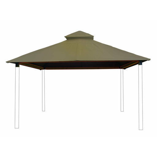 Riverstone Industries 12 ft. sq. ACACIA Gazebo Roof Framing and Mounting Kit With OutDURA Canopy - Riverstone - Ambient Home