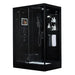 Maya Bath Anzio Black-Steam Shower w/ TV - 57" x 37" x 88" - Maya Bath - Ambient Home