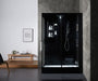 Maya Bath Anzio Black-Steam Shower w/ TV - 57" x 37" x 88" - Maya Bath - Ambient Home