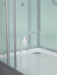 Maya Bath Anzio White-Steam Shower w/ TV - 57" x 37" x 88" - Maya Bath - Ambient Home