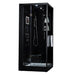 Maya Bath Arezzo Black-Steam Shower w/ TV - 37" x 37" x 88" - Maya Bath - Ambient Home