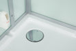 Maya Bath Arezzo White-Steam Shower w/ TV - 37" x 37" x 88" - Maya Bath - Ambient Home