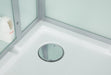Maya Bath Lucca White-Steam Shower w/ TV - 47" x 33" x 88" - Maya Bath - Ambient Home