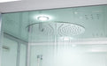 Maya Bath Arezzo White-Steam Shower w/ TV - 37" x 37" x 88" - Maya Bath - Ambient Home