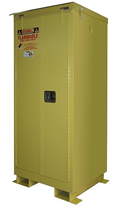 Securall A345WP1 - Weatherproof Flammable Storage Cabinet - 45 Gal. Self-Close, Self-Latch Safe-T-Door - Securall - Ambient Home