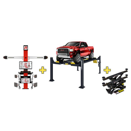 BendPak HDSO-14AX 4 Post Alignment Lift Combo (5175893) - BendPak - Ambient Home