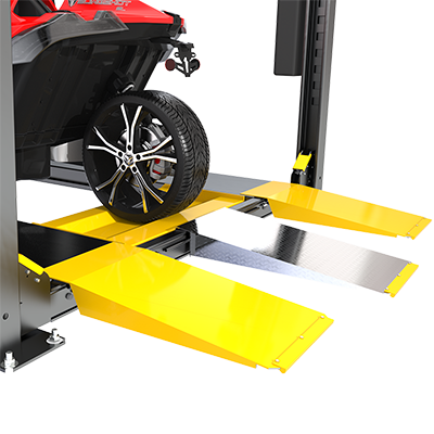 Third-Wheel Kit / Includes Wheel Trough and Aluminum Ramp (5210247) - Bendpak Accessories - Ambient Home