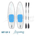 Crystal Board Set of 2 Clear Transparent Paddleboards by The Crystal Kayak Company - Crystal Kayak - Ambient Home