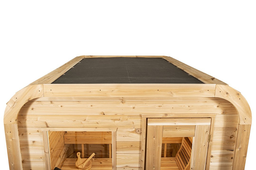 Dundalk Canadian Timber 2-3 Person Luna Barrel Sauna - CTC22LU - Dundalk LeisureCraft Saunas - Dundalk LeisureCraft - Ambient Home