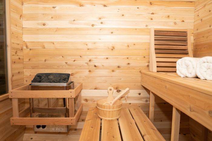 Dundalk Canadian Timber 2-3 Person Luna Barrel Sauna - CTC22LU - Dundalk LeisureCraft Saunas - Dundalk LeisureCraft - Ambient Home