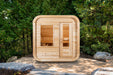 Dundalk Canadian Timber 2-3 Person Luna Barrel Sauna - CTC22LU - Dundalk LeisureCraft Saunas - Dundalk LeisureCraft - Ambient Home