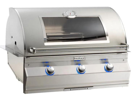 Fire Magic Aurora A790I 36-Inch Built-In Natural Gas Grill With One Infrared Burner, Magic View Window, And Analog Thermometer - A790I-7LAN-W - Fire Magic - Ambient Home