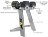 MX Select Adjustable Dumbbells and Adjustable Barbell & EZ Curl Package - MX Select - Ambient Home