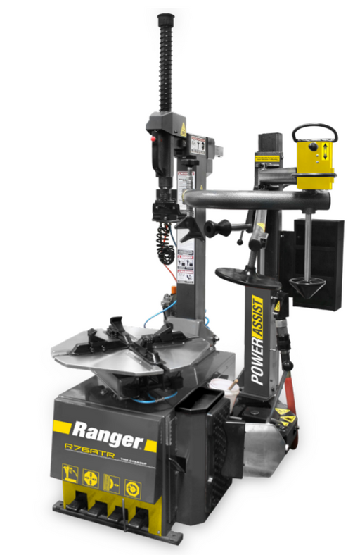 Ranger Tilt Back Tire Changer / Single-Tower / 208-240V, 1-Ph., 50/60hz / GRAY-YELLOW - Ranger - Ambient Home