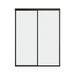 Doors22 120x80 Glass Sliding Room Divider Clear 3 panels - Doors22 - Ambient Home